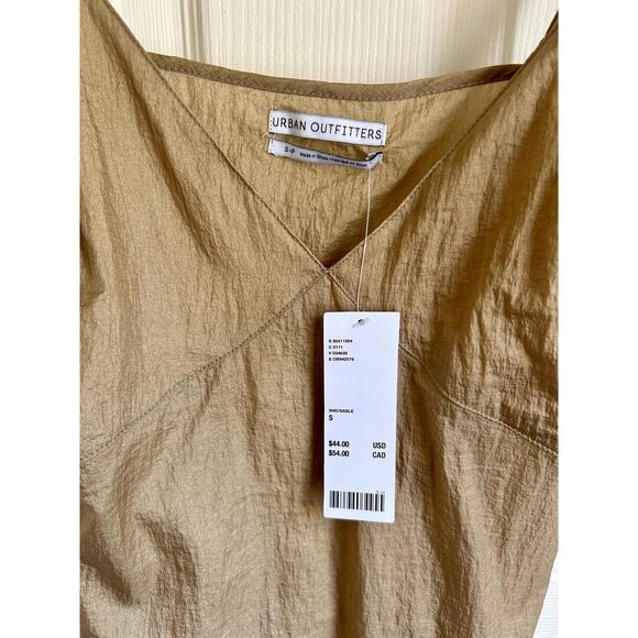 Vintage Y2K Gold Spaghetti Strap Tank Top Size Small | Minimalist Style - Picture 2 of 4